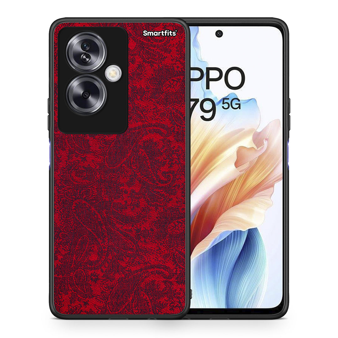 Θήκη Oppo A79 / A2 Paisley Cashmere από τη Smartfits με σχέδιο στο πίσω μέρος και μαύρο περίβλημα | Oppo A79 / A2 Paisley Cashmere case with colorful back and black bezels