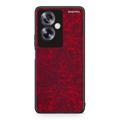 Oppo A79 / A2 Paisley Cashmere θήκη από τη Smartfits με σχέδιο στο πίσω μέρος και μαύρο περίβλημα | Smartphone case with colorful back and black bezels by Smartfits
