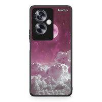 Thumbnail for Oppo A79 / A2 Pink Moon Θήκη από τη Smartfits με σχέδιο στο πίσω μέρος και μαύρο περίβλημα | Smartphone case with colorful back and black bezels by Smartfits