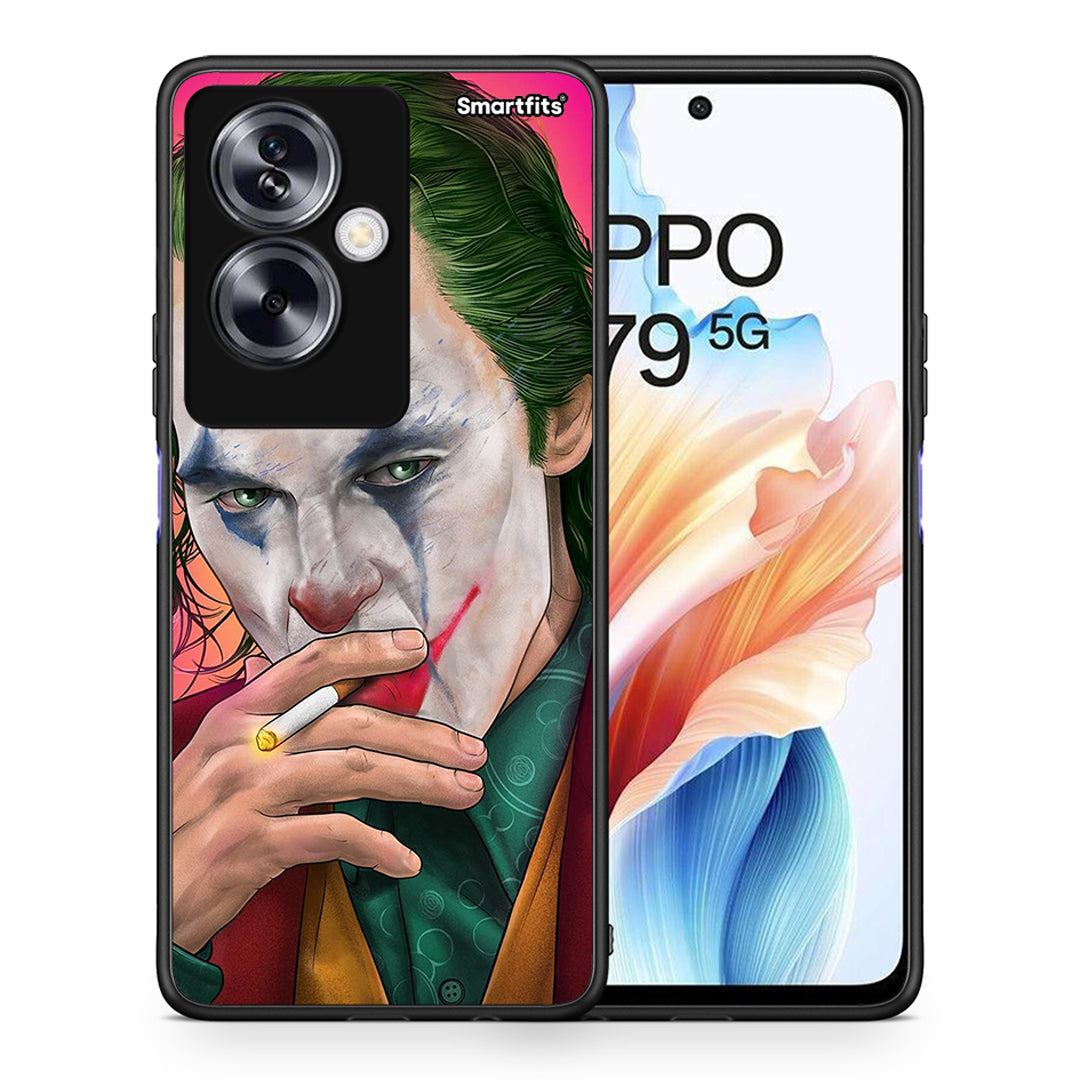 Θήκη Oppo A79 / A2 JokesOnU PopArt από τη Smartfits με σχέδιο στο πίσω μέρος και μαύρο περίβλημα | Oppo A79 / A2 JokesOnU PopArt case with colorful back and black bezels