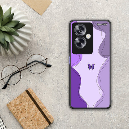 Purple Mariposa - Oppo A79 / A2 θήκη