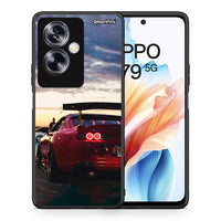 Thumbnail for Θήκη Oppo A79 / A2 Racing Supra από τη Smartfits με σχέδιο στο πίσω μέρος και μαύρο περίβλημα | Oppo A79 / A2 Racing Supra case with colorful back and black bezels