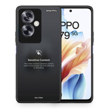 Θήκη Oppo A79 / A2 Sensitive Content από τη Smartfits με σχέδιο στο πίσω μέρος και μαύρο περίβλημα | Oppo A79 / A2 Sensitive Content case with colorful back and black bezels