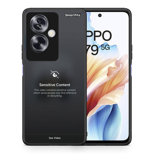 Θήκη Oppo A79 / A2 Sensitive Content από τη Smartfits με σχέδιο στο πίσω μέρος και μαύρο περίβλημα | Oppo A79 / A2 Sensitive Content case with colorful back and black bezels