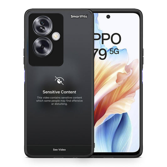 Θήκη Oppo A79 / A2 Sensitive Content από τη Smartfits με σχέδιο στο πίσω μέρος και μαύρο περίβλημα | Oppo A79 / A2 Sensitive Content case with colorful back and black bezels