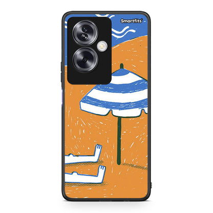 Oppo A79 / A2 Summering Θήκη από τη Smartfits με σχέδιο στο πίσω μέρος και μαύρο περίβλημα | Smartphone case with colorful back and black bezels by Smartfits