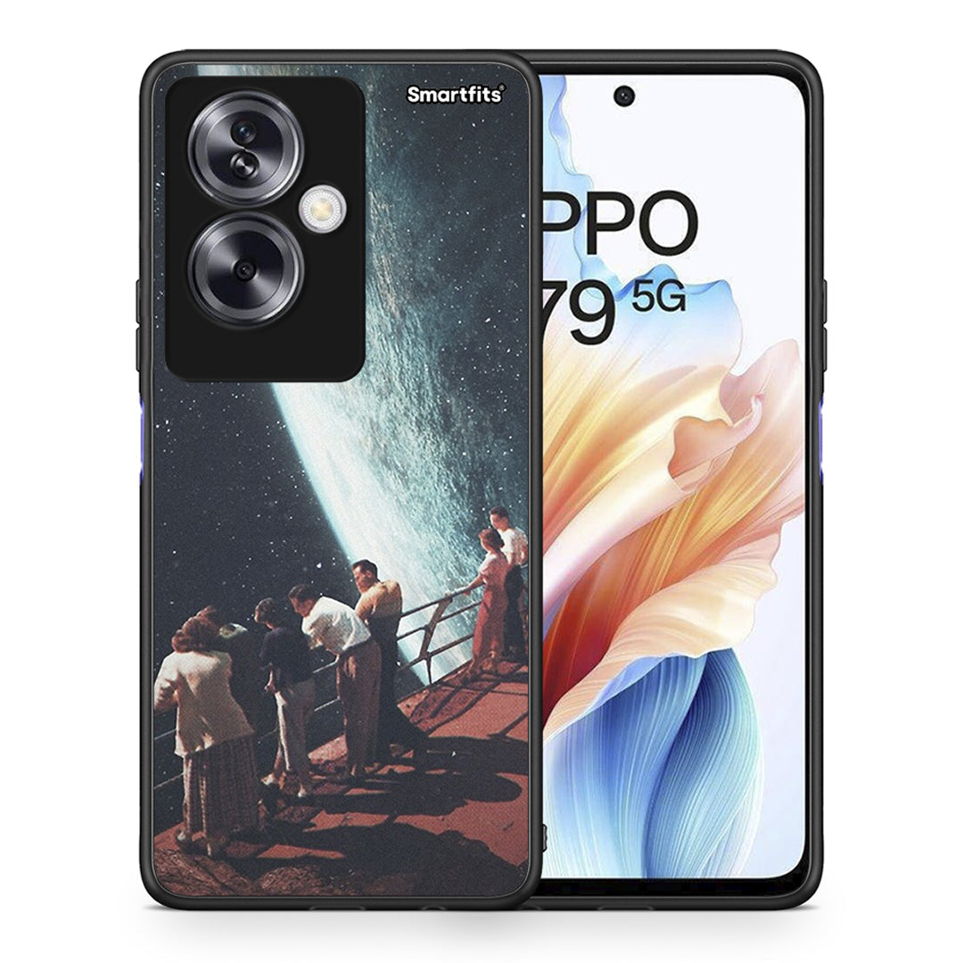 Θήκη Oppo A79 / A2 Surreal View από τη Smartfits με σχέδιο στο πίσω μέρος και μαύρο περίβλημα | Oppo A79 / A2 Surreal View case with colorful back and black bezels