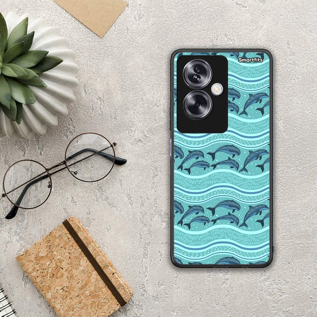 Swimming Dolphins - Oppo A79 / A2 θήκη