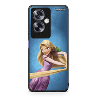 Thumbnail for Oppo A79 / A2 Tangled 2 Θήκη Αγίου Βαλεντίνου από τη Smartfits με σχέδιο στο πίσω μέρος και μαύρο περίβλημα | Smartphone case with colorful back and black bezels by Smartfits