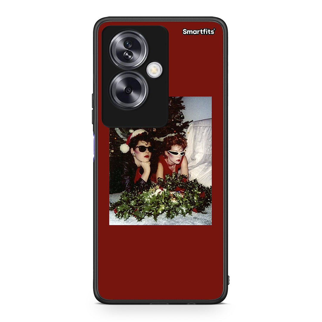 Oppo A79 / A2 Waiting For Xmas θήκη από τη Smartfits με σχέδιο στο πίσω μέρος και μαύρο περίβλημα | Smartphone case with colorful back and black bezels by Smartfits