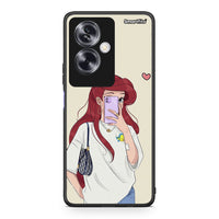 Thumbnail for Oppo A79 / A2 Walking Mermaid Θήκη από τη Smartfits με σχέδιο στο πίσω μέρος και μαύρο περίβλημα | Smartphone case with colorful back and black bezels by Smartfits
