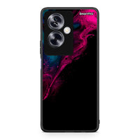 Thumbnail for 4 - Oppo A79 / A2 Pink Black Watercolor case, cover, bumper