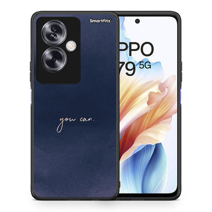 Θήκη Oppo A79 / A2 You Can από τη Smartfits με σχέδιο στο πίσω μέρος και μαύρο περίβλημα | Oppo A79 / A2 You Can case with colorful back and black bezels
