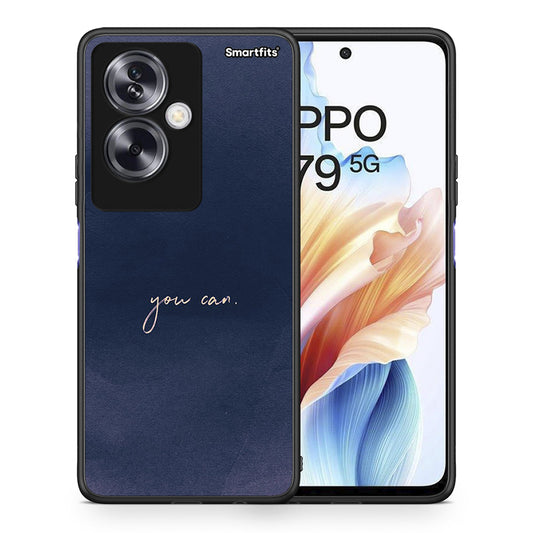 Θήκη Oppo A79 / A2 You Can από τη Smartfits με σχέδιο στο πίσω μέρος και μαύρο περίβλημα | Oppo A79 / A2 You Can case with colorful back and black bezels