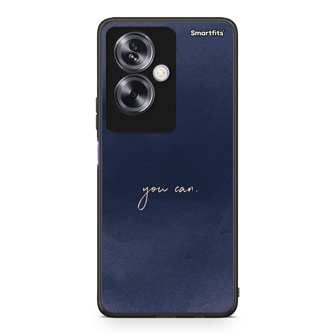 Oppo A79 / A2 You Can θήκη από τη Smartfits με σχέδιο στο πίσω μέρος και μαύρο περίβλημα | Smartphone case with colorful back and black bezels by Smartfits