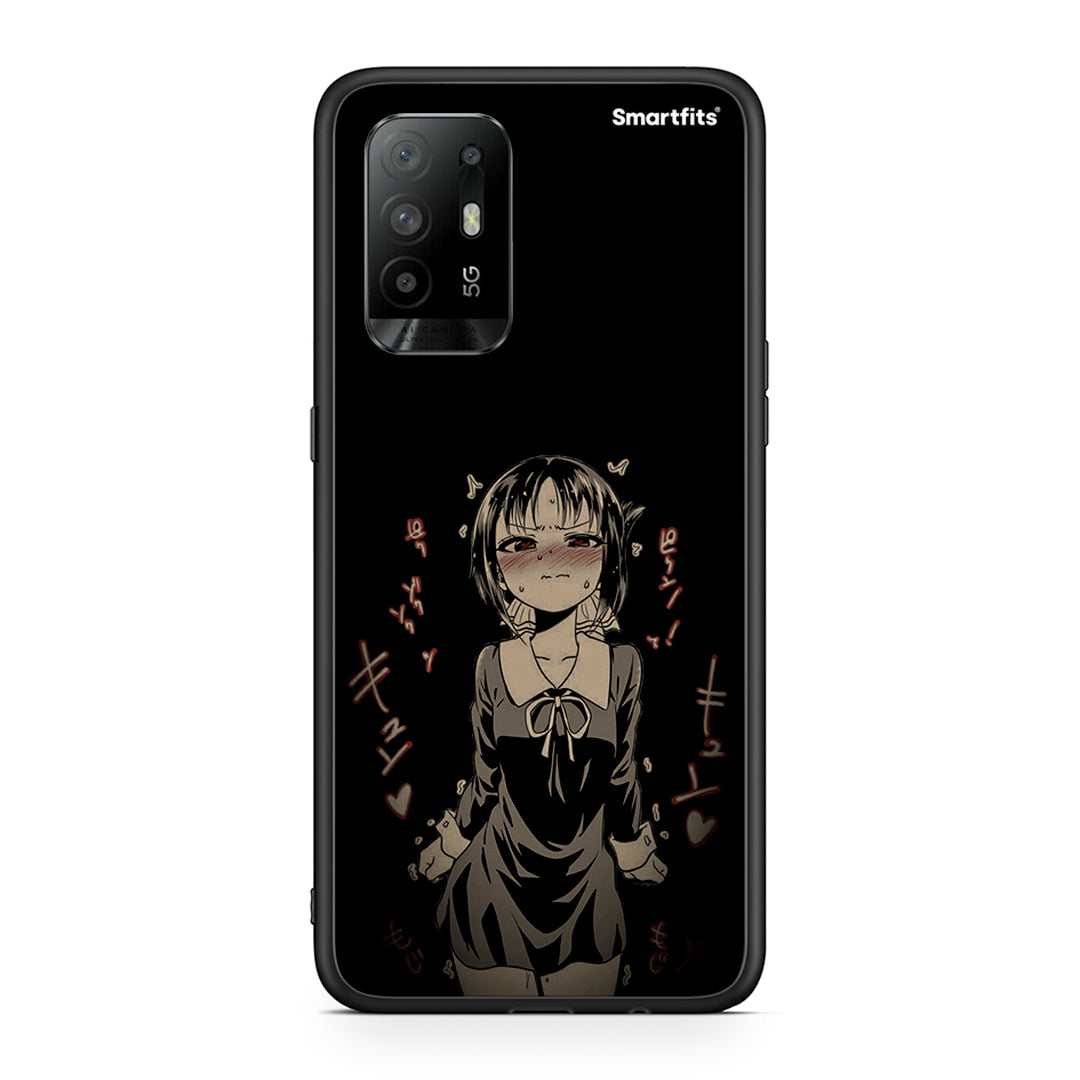 Oppo A94 5G Anime Girl θήκη από τη Smartfits με σχέδιο στο πίσω μέρος και μαύρο περίβλημα | Smartphone case with colorful back and black bezels by Smartfits