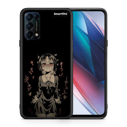 Θήκη Oppo Find X3 Lite / Reno 5 5G / Reno 5 4G Anime Girl από τη Smartfits με σχέδιο στο πίσω μέρος και μαύρο περίβλημα | Oppo Find X3 Lite / Reno 5 5G / Reno 5 4G Anime Girl case with colorful back and black bezels