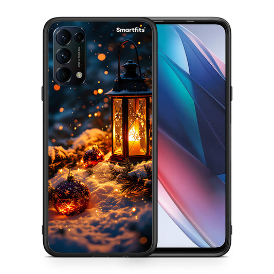 Θήκη Oppo Find X3 Lite / Reno 5 5G / Reno 5 4G Christmas Ornaments από τη Smartfits με σχέδιο στο πίσω μέρος και μαύρο περίβλημα | Oppo Find X3 Lite / Reno 5 5G / Reno 5 4G Christmas Ornaments case with colorful back and black bezels