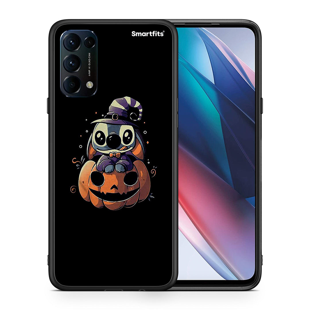 Θήκη Oppo Find X3 Lite / Reno 5 5G / Reno 5 4G Halloween Stitch από τη Smartfits με σχέδιο στο πίσω μέρος και μαύρο περίβλημα | Oppo Find X3 Lite / Reno 5 5G / Reno 5 4G Halloween Stitch case with colorful back and black bezels