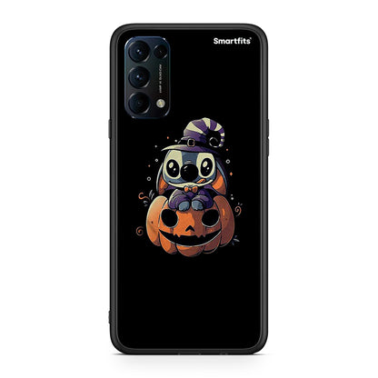 Oppo Find X3 Lite / Reno 5 5G / Reno 5 4G Halloween Stitch θήκη από τη Smartfits με σχέδιο στο πίσω μέρος και μαύρο περίβλημα | Smartphone case with colorful back and black bezels by Smartfits
