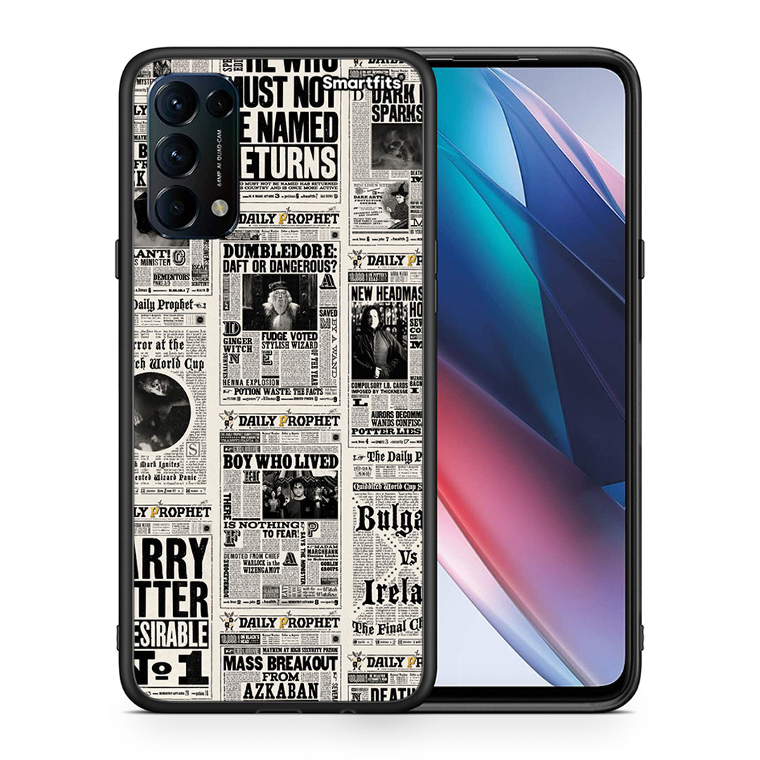 Θήκη Oppo Find X3 Lite / Reno 5 5G / Reno 5 4G Harry Paper από τη Smartfits με σχέδιο στο πίσω μέρος και μαύρο περίβλημα | Oppo Find X3 Lite / Reno 5 5G / Reno 5 4G Harry Paper case with colorful back and black bezels