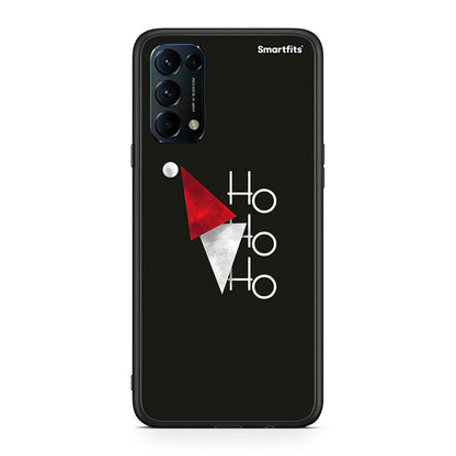 Oppo Find X3 Lite / Reno 5 5G / Reno 5 4G Minimal Christmas θήκη από τη Smartfits με σχέδιο στο πίσω μέρος και μαύρο περίβλημα | Smartphone case with colorful back and black bezels by Smartfits