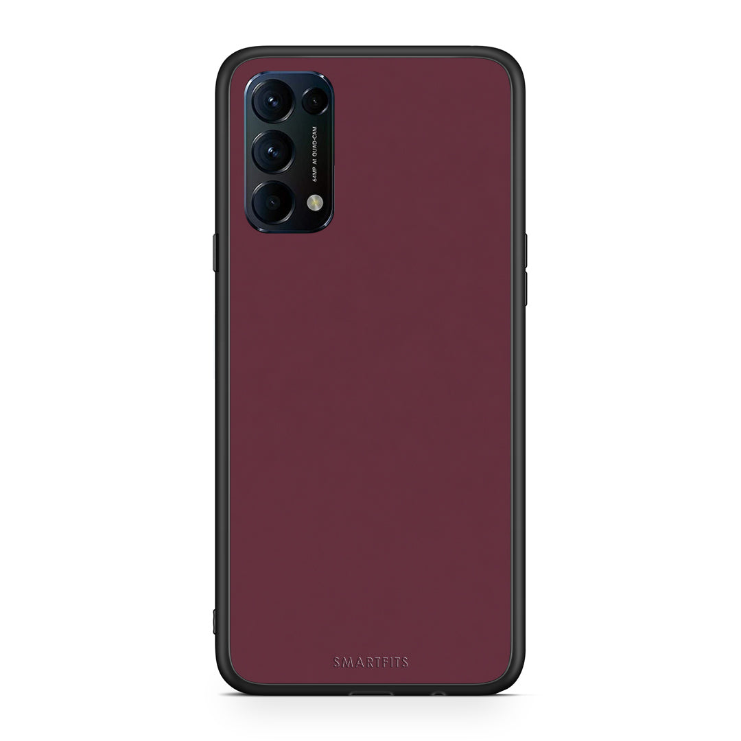 Θήκη Oppo Find X3 Lite / Reno 5 5G / Reno 5 4G Muted Burgundy από τη Smartfits με σχέδιο στο πίσω μέρος και μαύρο περίβλημα | Oppo Find X3 Lite / Reno 5 5G / Reno 5 4G Muted Burgundy case with colorful back and black bezels