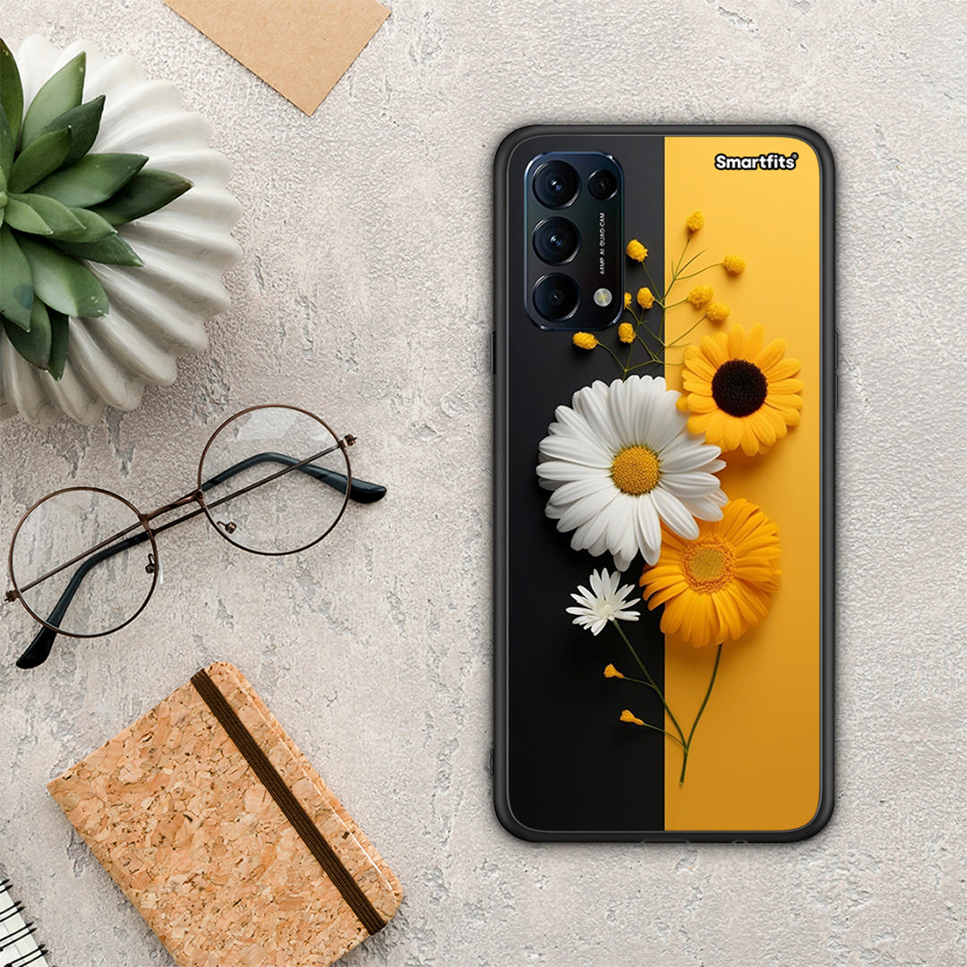 Yellow Daisies - Oppo Find X3 Lite / Reno 5 5G / Reno 5 4G θήκη