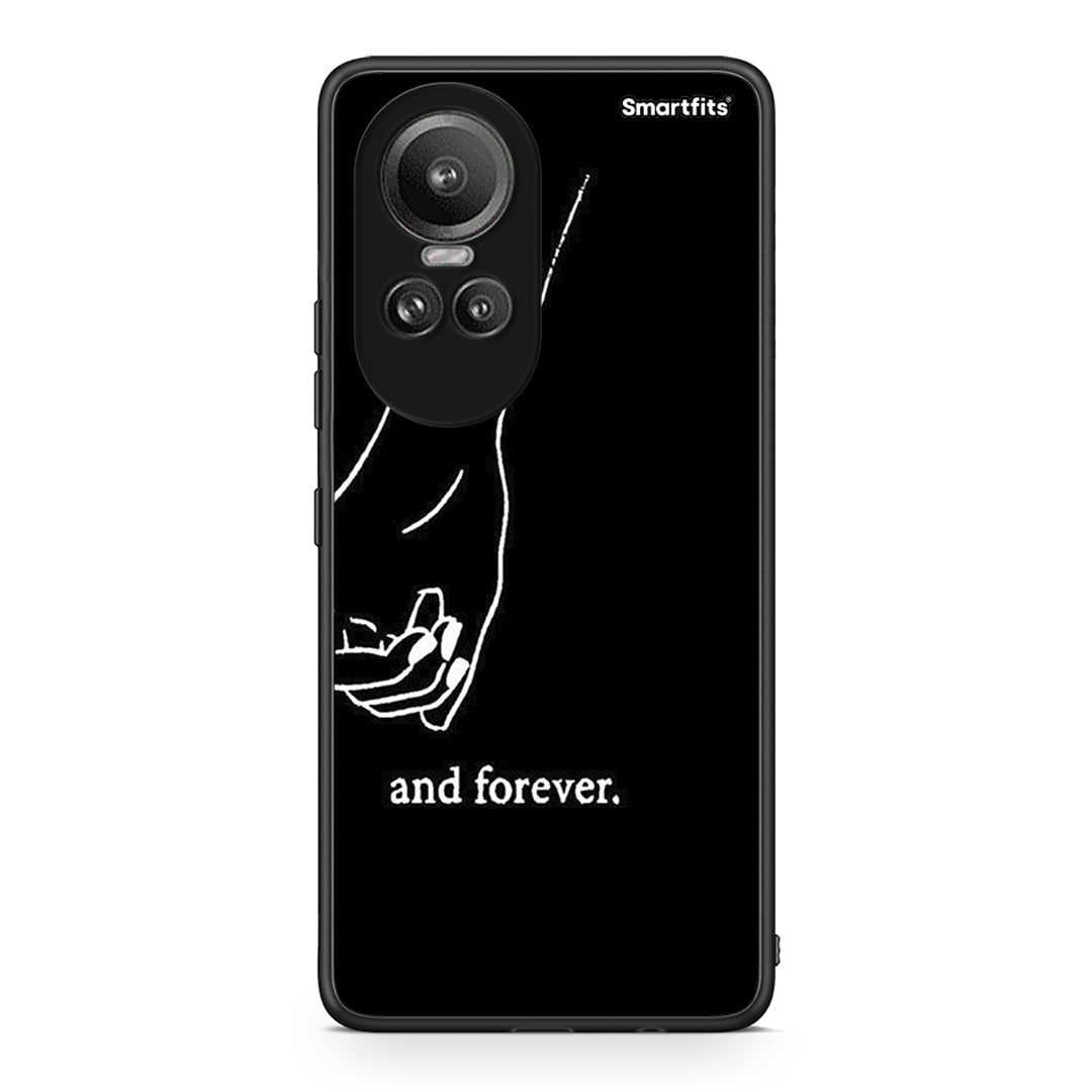 Oppo Reno10 Pro Always & Forever 2 Θήκη Αγίου Βαλεντίνου από τη Smartfits με σχέδιο στο πίσω μέρος και μαύρο περίβλημα | Smartphone case with colorful back and black bezels by Smartfits