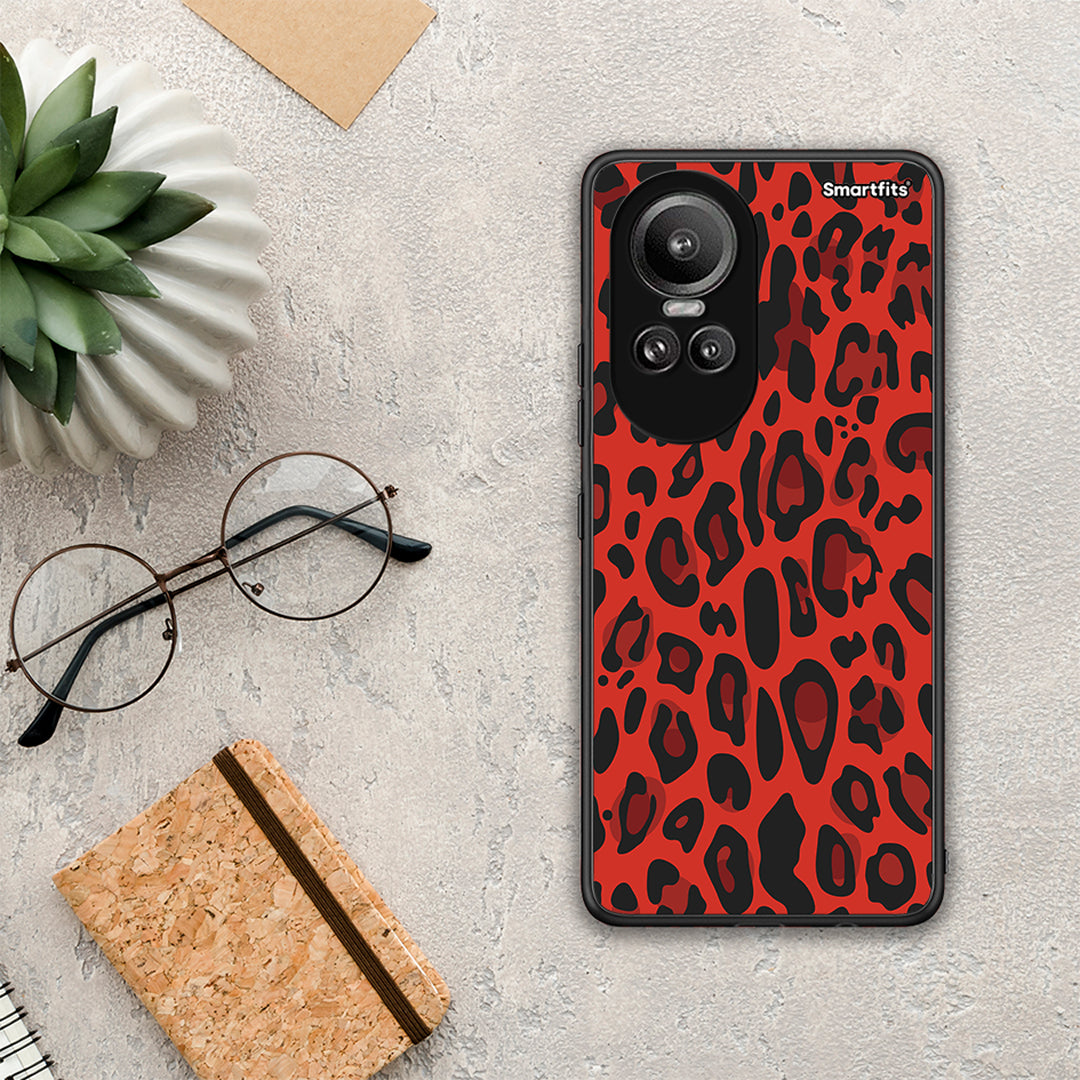 Animal Red Leopard - Oppo Reno10 Pro θήκη