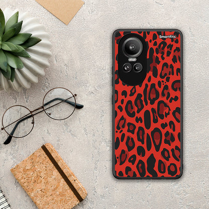 Animal Red Leopard - Oppo Reno10 Pro θήκη