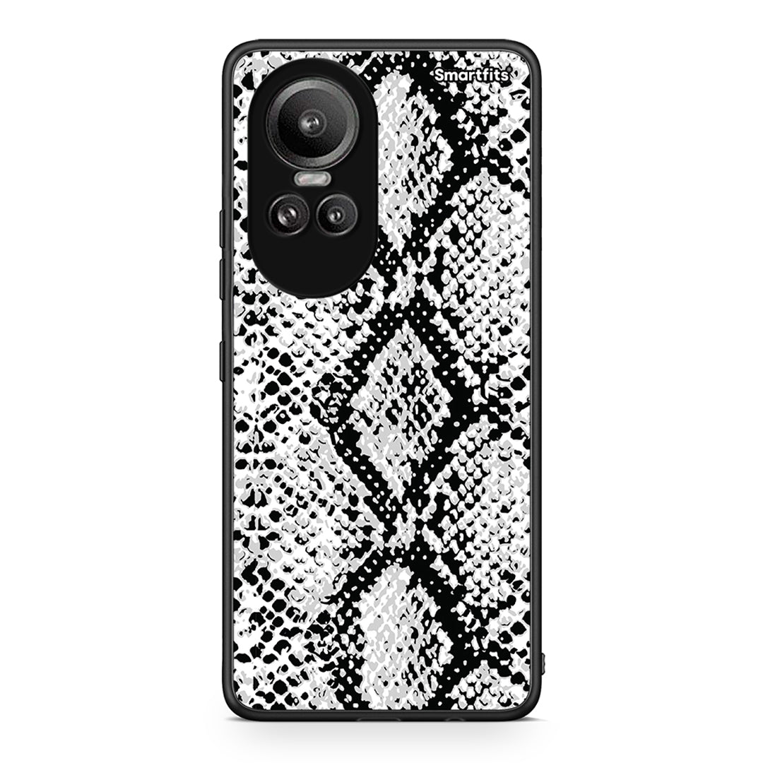 24 - Oppo Reno10 Pro White Snake Animal case, cover, bumper