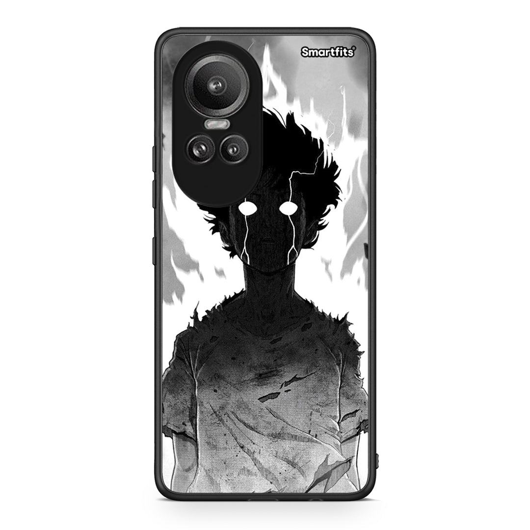Oppo Reno10 Pro Anime Boy Θήκη από τη Smartfits με σχέδιο στο πίσω μέρος και μαύρο περίβλημα | Smartphone case with colorful back and black bezels by Smartfits