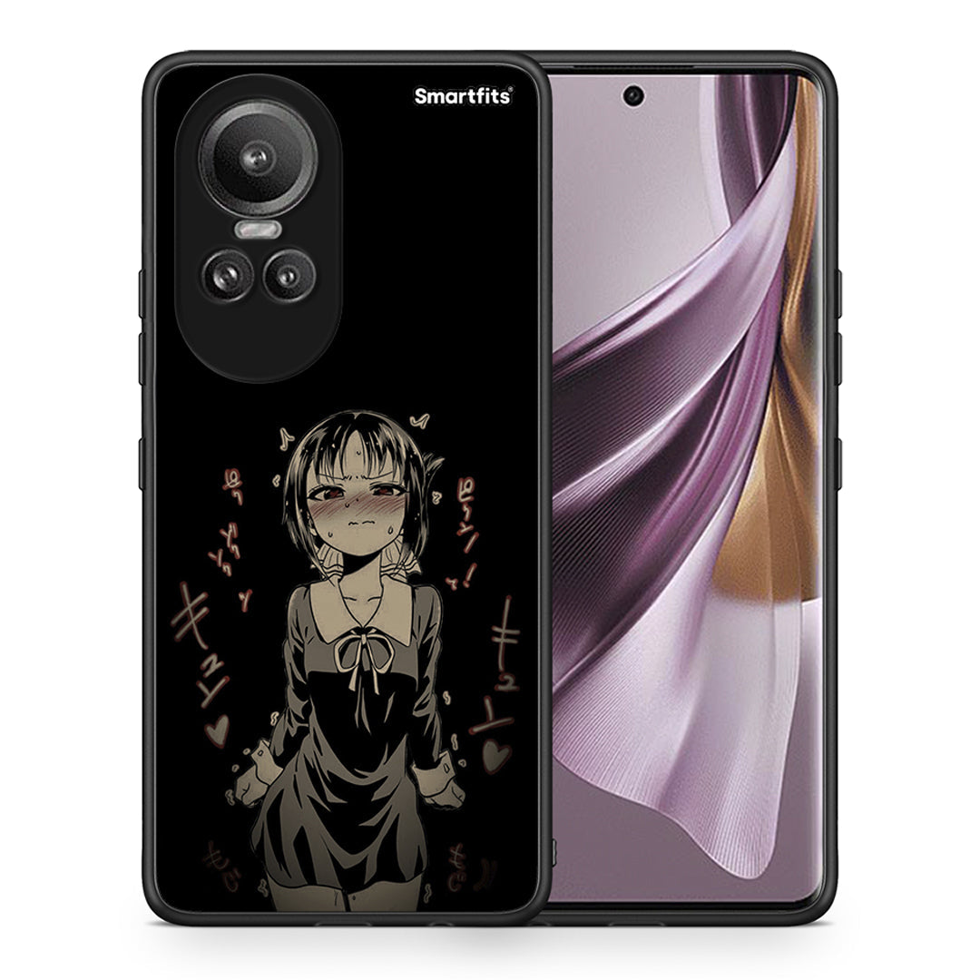 Θήκη Oppo Reno10 Pro Anime Girl από τη Smartfits με σχέδιο στο πίσω μέρος και μαύρο περίβλημα | Oppo Reno10 Pro Anime Girl case with colorful back and black bezels