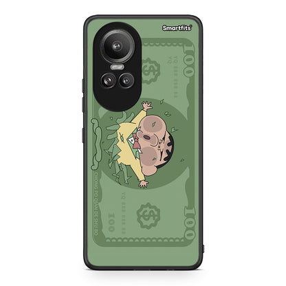 Oppo Reno10 Pro Big Money Θήκη Αγίου Βαλεντίνου από τη Smartfits με σχέδιο στο πίσω μέρος και μαύρο περίβλημα | Smartphone case with colorful back and black bezels by Smartfits