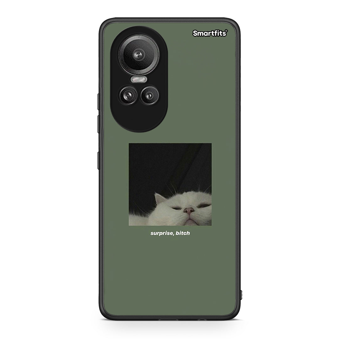 Oppo Reno10 Pro Bitch Surprise θήκη από τη Smartfits με σχέδιο στο πίσω μέρος και μαύρο περίβλημα | Smartphone case with colorful back and black bezels by Smartfits