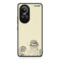 Thumbnail for Oppo Reno10 Pro Carl And Ellie θήκη από τη Smartfits με σχέδιο στο πίσω μέρος και μαύρο περίβλημα | Smartphone case with colorful back and black bezels by Smartfits