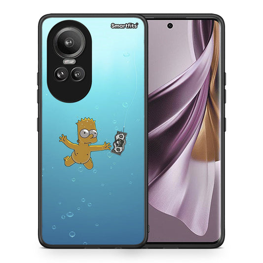 Θήκη Oppo Reno10 Pro Chasing Money από τη Smartfits με σχέδιο στο πίσω μέρος και μαύρο περίβλημα | Oppo Reno10 Pro Chasing Money case with colorful back and black bezels