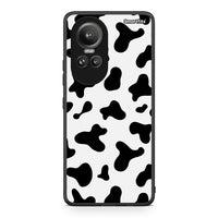 Thumbnail for Oppo Reno10 Pro Cow Print θήκη από τη Smartfits με σχέδιο στο πίσω μέρος και μαύρο περίβλημα | Smartphone case with colorful back and black bezels by Smartfits