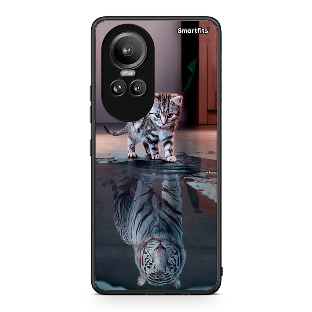 4 - Oppo Reno10 Pro Tiger Cute case, cover, bumper