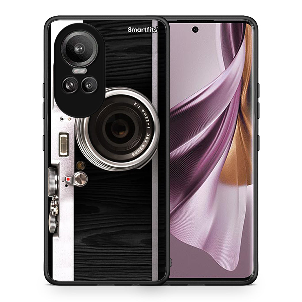 Θήκη Oppo Reno10 Pro Emily In Paris από τη Smartfits με σχέδιο στο πίσω μέρος και μαύρο περίβλημα | Oppo Reno10 Pro Emily In Paris case with colorful back and black bezels