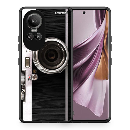 Θήκη Oppo Reno10 Pro Emily In Paris από τη Smartfits με σχέδιο στο πίσω μέρος και μαύρο περίβλημα | Oppo Reno10 Pro Emily In Paris case with colorful back and black bezels