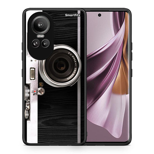 Θήκη Oppo Reno10 Pro Emily In Paris από τη Smartfits με σχέδιο στο πίσω μέρος και μαύρο περίβλημα | Oppo Reno10 Pro Emily In Paris case with colorful back and black bezels