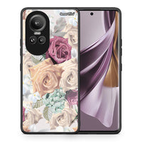 Thumbnail for Θήκη Oppo Reno10 Pro Bouquet Floral από τη Smartfits με σχέδιο στο πίσω μέρος και μαύρο περίβλημα | Oppo Reno10 Pro Bouquet Floral case with colorful back and black bezels