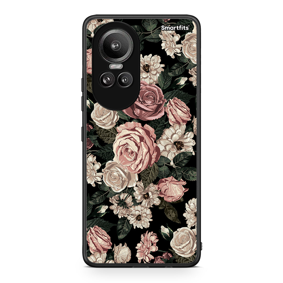 4 - Oppo Reno10 Pro Wild Roses Flower case, cover, bumper