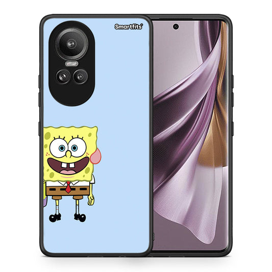 Θήκη Oppo Reno10 Pro Friends Bob από τη Smartfits με σχέδιο στο πίσω μέρος και μαύρο περίβλημα | Oppo Reno10 Pro Friends Bob case with colorful back and black bezels