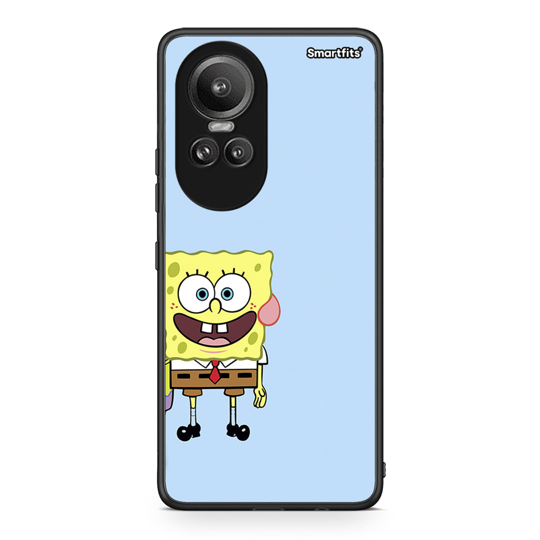 Oppo Reno10 Pro Friends Bob θήκη από τη Smartfits με σχέδιο στο πίσω μέρος και μαύρο περίβλημα | Smartphone case with colorful back and black bezels by Smartfits