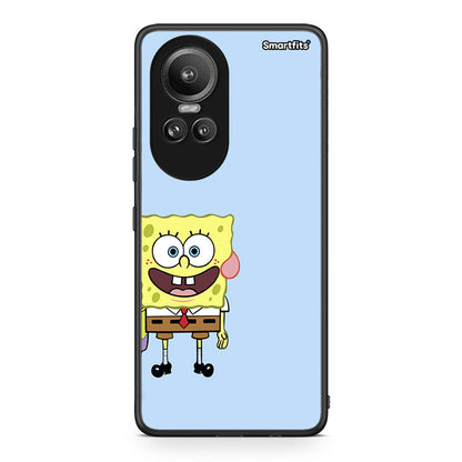 Oppo Reno10 Pro Friends Bob θήκη από τη Smartfits με σχέδιο στο πίσω μέρος και μαύρο περίβλημα | Smartphone case with colorful back and black bezels by Smartfits