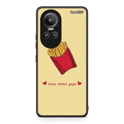 Oppo Reno10 Pro Fries Before Guys Θήκη Αγίου Βαλεντίνου από τη Smartfits με σχέδιο στο πίσω μέρος και μαύρο περίβλημα | Smartphone case with colorful back and black bezels by Smartfits