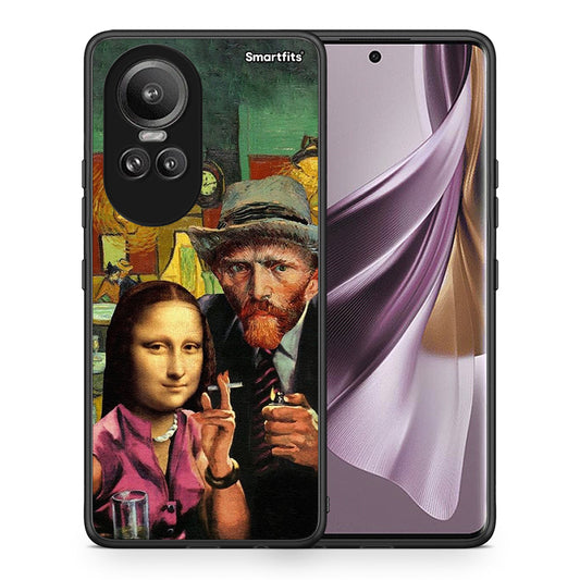 Θήκη Oppo Reno10 Pro Funny Art από τη Smartfits με σχέδιο στο πίσω μέρος και μαύρο περίβλημα | Oppo Reno10 Pro Funny Art case with colorful back and black bezels